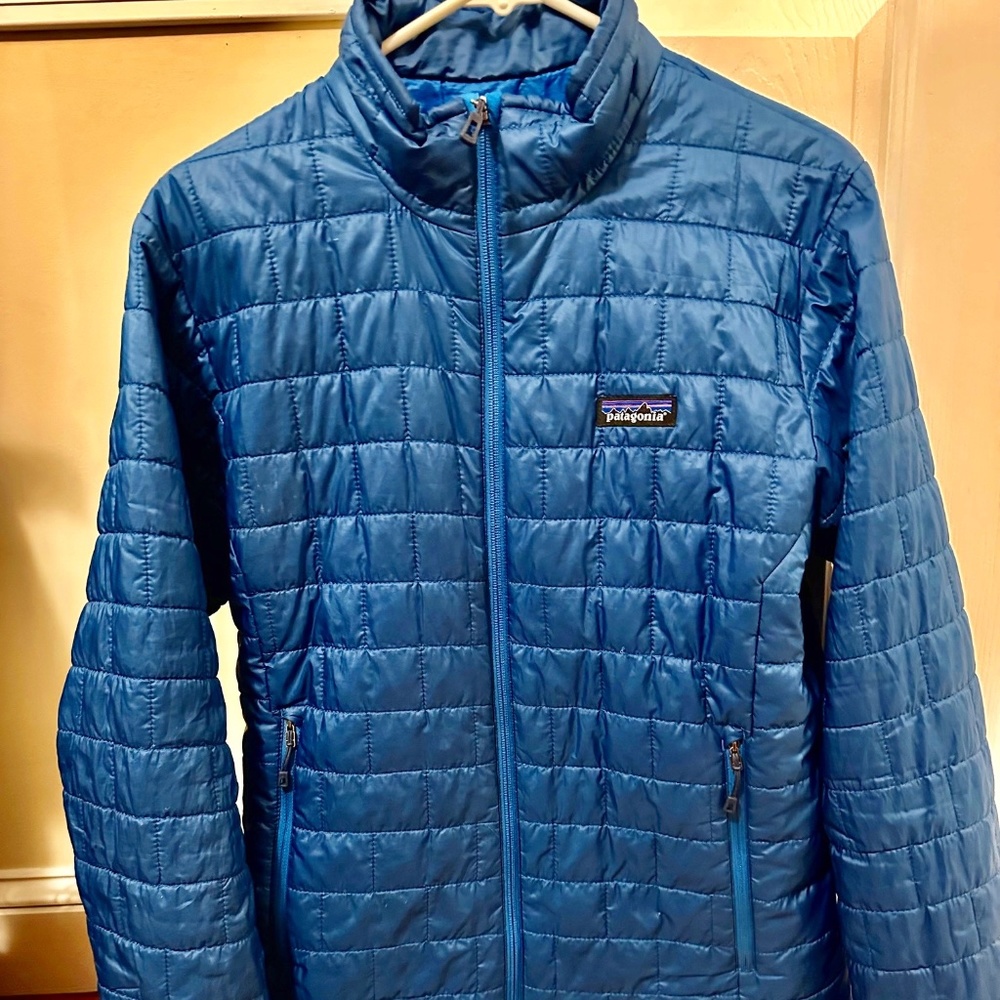 Patagonia Full Zip Down Sweater Jacket Men's Small -Nano Puff